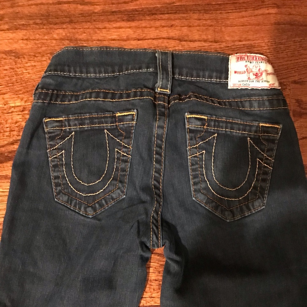 True religion skinny jeans in dark blue - Picture 3 of 5